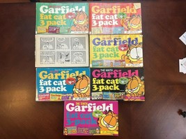 VTG Lot of 7 Garfield Fat Cat 3-pack PB Books Jim Davis-Volumes: 2,3,4,5,6,9,10 - £29.57 GBP