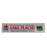 Olympic Training Center Lake Placid 1980 Bumper Sticker Tobacciana Ephem... - $19.99