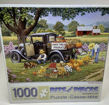 Bits and Pieces Jigsaw Puzzle 1000 Piece Home grown Farm Stand  20 by 27 inches  - $13.38
