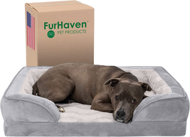 Orthopedic Dog Bed for Large/Medium Dogs W/ Removable Bolsters &amp; Washable Cover, - £47.45 GBP