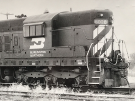 Burlington Northern Railroad BN #6028 SD7 Electromotive Train Photo Auro... - $9.49