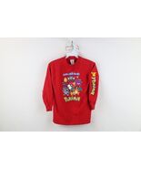 Vintage 90s Pokemon Boys Large Faded Spell Out Long Sleeve T-Shirt Red C... - $68.95 CAD