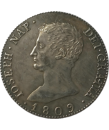 1809 Joseph Napoleon 20 Reales - Französisches Reich Einfluss in Iberien - $18.66 CAD