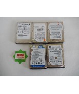 Lot of 5 SATA Hard Drives for Laptop not working AS IS For Repair - £36.22 GBP