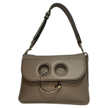 Jw Anderson Pierce Shoulder Bag In Leather Women Beige M - £246.08 GBP