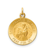 14k Saint Francis of Assisi Medal Charm XR391 - $296.40