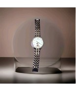 Disney Mickey Mouse Women&#39;s Watch White Dial Two Tone Stainless New Batt... - $553.92 MXN