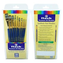 Flash Paint Brushes Set/Handmade Professional Artist Painting Brush Set - £13.51 GBP