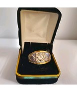 Nice Men&#39;s Beta Gold-Tone Cubic Zirconia Ring Size 12 - $370.72 MXN
