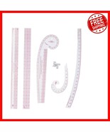Lightweight Plastic 6-Piece Ruler Set with Easy Markings – Essential for... - $819.50 MXN