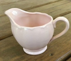 Vintage Grindley England Peach Petal Creamer Small Pitcher 3” Handle Pink - £19.43 GBP