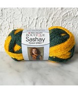Red Heart Boutique Sashay Team Spirit Yarn - 1 Skein Color Green/Gold #1903 - $9.26 CAD