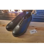 Capezio Dance Tele Tone Tap Shoes Black Leather Lace Up Woman’s Size 8.0 W - $74.43 CAD