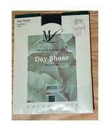 Maggie Lawrence Day Sheer Pantyhose Sandalfoot Plus Size 3X-4X Classic Navy - $197.86 MXN