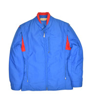 Vintage Bodner Ski Jacket Womens M Blue Full Zip Snow Antigliss 90s Retro - $40.25