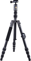 Vanguard Veo3Go204Ab Aluminum Tripod With Ball Head, Monopod Option,, Black - £135.08 GBP