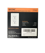 Bestten 10 Pack GFCI Receptacle Outlet-NIB - $1,234.97 MXN