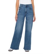 Well Worn Womens Jeans Blue Wide Leg High-Rise Stretch 5-Pocket Comfort - $69.70 CAD
