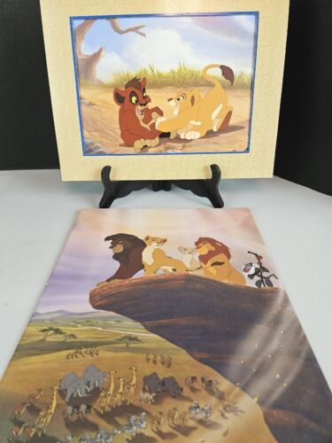 Rare Disney Walt Disney The Lion King II Simba’s Pride Lithograph & Portfolio - $19.99
