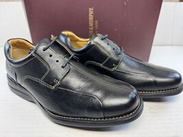 Johnston &amp; Murphy Shuler Bicycle Dress Shoe, Black Tumbled Calf, 9 M - $67.90