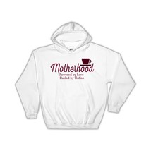 Motherhood Powered by Love Fueled by Coffee : Gift Hoodie Mom Mother Day - £28.85 GBP