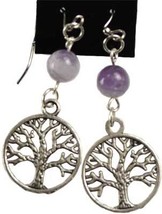 Amethyst Tree of Life earrings - $21.95