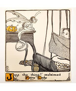 1913 Jane Boyer Art Lithograph Print Mary Frances Fairy Lady Thimble Peo... - $504.46 MXN