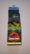 Jurassic park world dominion mens casual crew socks new in 6 pack - £15.93 GBP