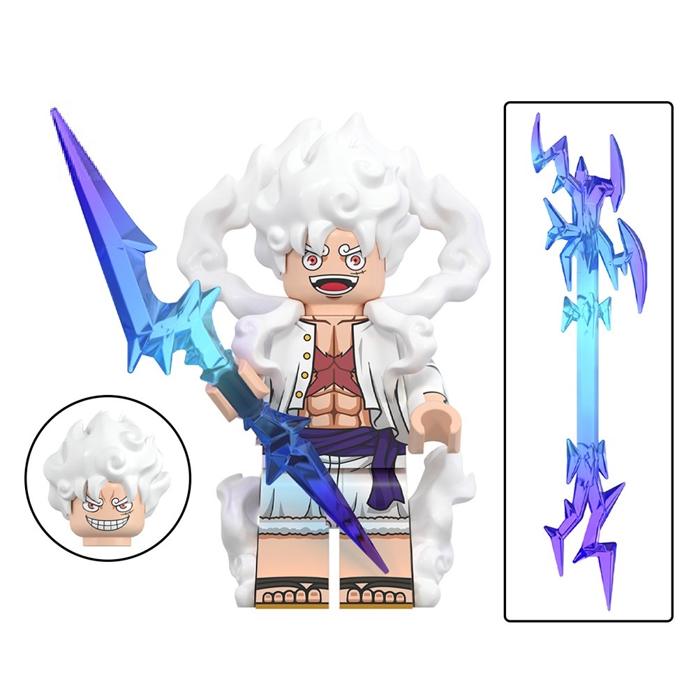 Nika Luffy (Gear 5) One Piece Lego Compatible Minifigure Bricks Toys