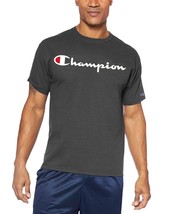 Champion Mens Big And Tall Script Logo T Shirt,Granite Heather,X-Large Tall - £21.95 GBP