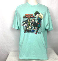 My Hero Academia Plus Ultra T Shirt Anime Size 2XL Sea Green Color - £15.81 GBP