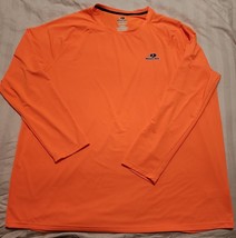 Men&#39;s 3XL Mossy Oak Blaze Orange Long Sleeve Performance Shirt Double St... - £16.63 GBP