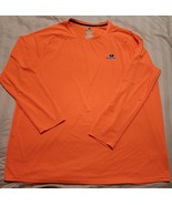 Men&#39;s 3XL Mossy Oak Blaze Orange Long Sleeve Performance Shirt Double St... - £16.64 GBP