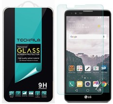 TechFilm Tempered Glass Screen Protector Saver Shield for LG Stylo 2 / S... - £10.22 GBP