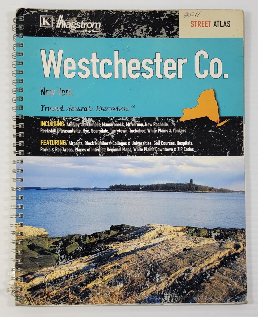 *L2) Westchester County New York Street Atlas (2011 Hagstrom Spiral Pape... - $19.79 *L2) Westchester County New York Street Atlas (2011 Hagstrom Spiral Pape... - $19.79