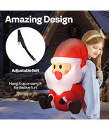  Led Lighted Christmas Inflatable Santa Claus w/ Adjustable Belt Xmas De... - €56,78 EUR