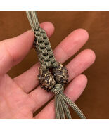 Custom Paracord Keychain Lanyard with Brass Bead - $49.99