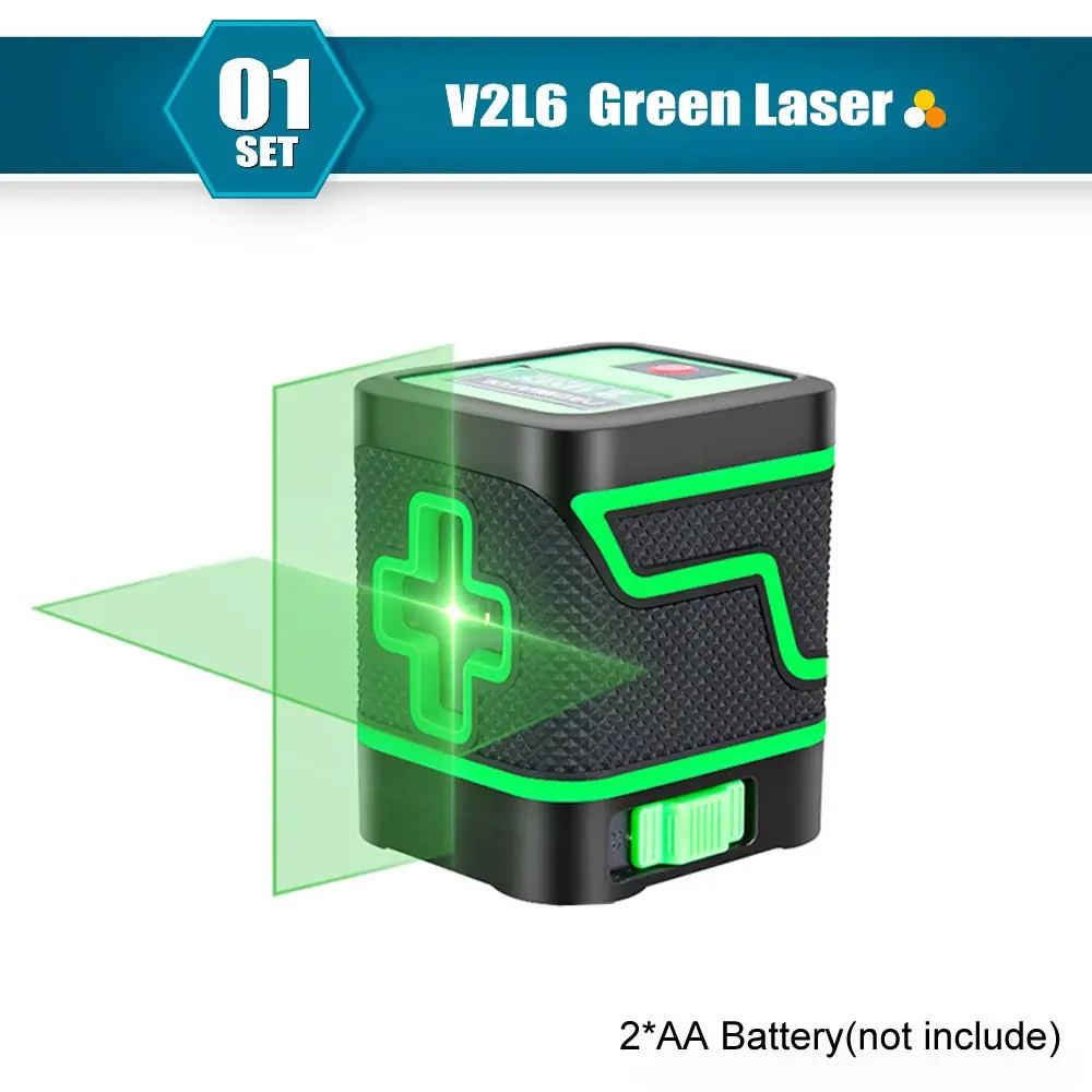 Mini 2 Lines Cross Line Laser Green Laser Level 1V1H Super Powerful Lase... - $575.26