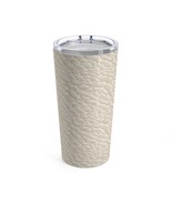 Texture Realistic Leather Meadow Lark Tumbler 20oz - £25.23 GBP