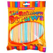 Sweetworld 101 Rainbow Straws (8x160g) - £50.15 GBP