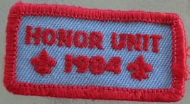 Vintage Scout Honor Unit, 1984 Sew-On/Iron-On Patch – Gently Used – VGC ... - £4.75 GBP