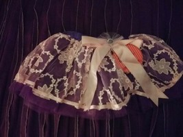 Toddler Sz 4-6X Pink &amp; Purple Tutu Skirt  Ruffles Tulle NWT! Cutie Boutique - £5.99 GBP