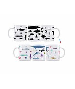 Color Changing! Animals ThermoH Logo Ceramic Coffee Mug (Ocean Animals) - $17.41 CAD