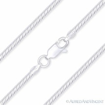 1.9mm Gauge 050 Snake Link Italian Chain Necklace in .925 Italy Sterling Silver - £33.45 GBP+