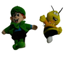 General Mills Cereal Plush Buzz The Bee And Sir Lucky Charms Leprechaun Mascot - £4.70 GBP