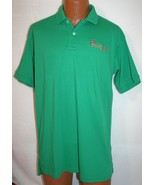 Vintage EXCALIBUR Hotel &amp; Casino Las Vegas Embroidered Logo Green Polo S... - $552.51 MXN