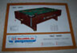 Us Billiards Pro Series Pool Table Flyer Vintage Retro Artwork - £11.84 GBP