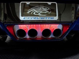 Corvette C7 NPP  Exhaust Filler Panel - 2014-2019 Illuminated - £100.69 GBP
