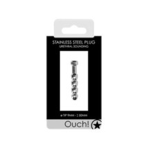 Ouch! Urethral Sounding Stainless Steel Plug 9 mm - £28.70 GBP