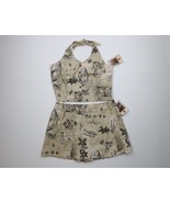 Deadstock Vtg 90s Hilo Hattie Womens XL 2 Piece Hawaiian Skort Halter To... - $152.75 CAD